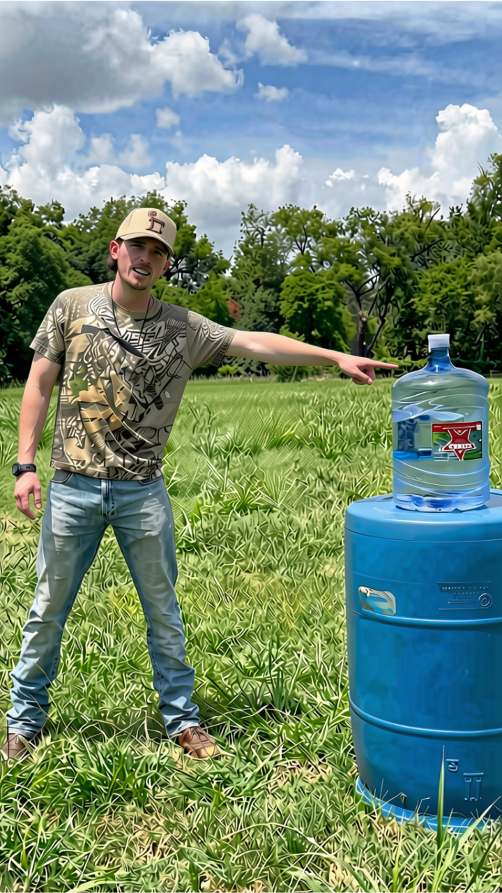 5 gallon jug vs. 70 lb compound bow