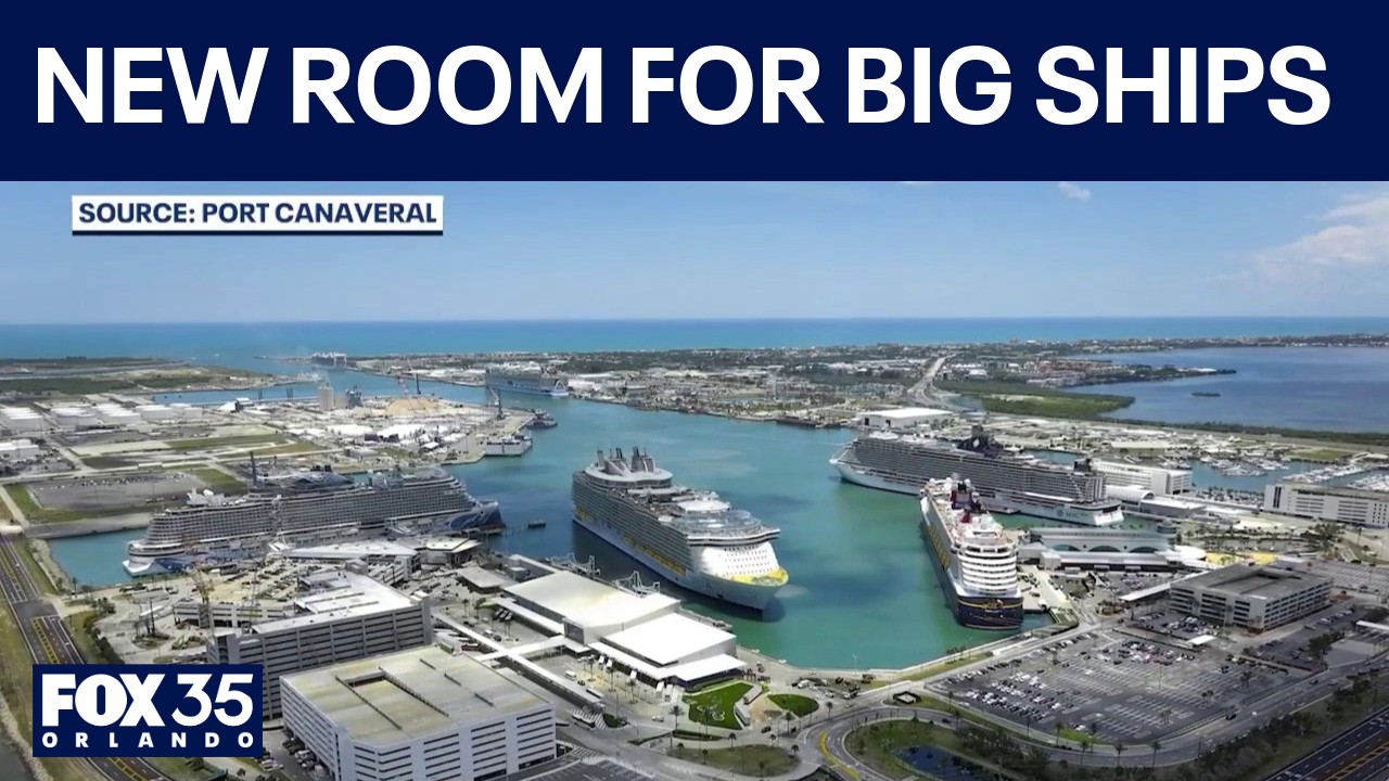 Port Canaveral expands cruise terminal to accommodate bigger ships