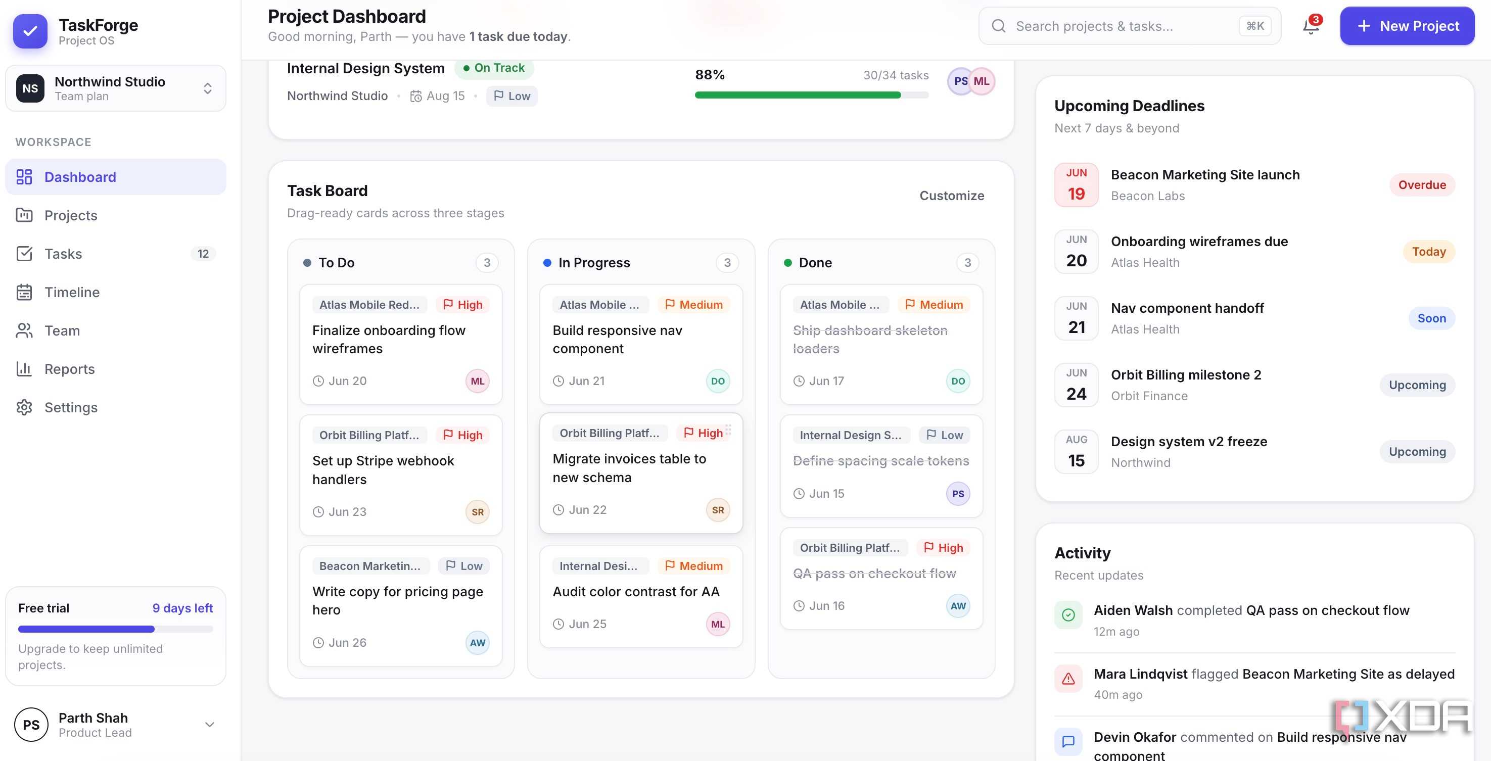 Claude Code creating kanban boards