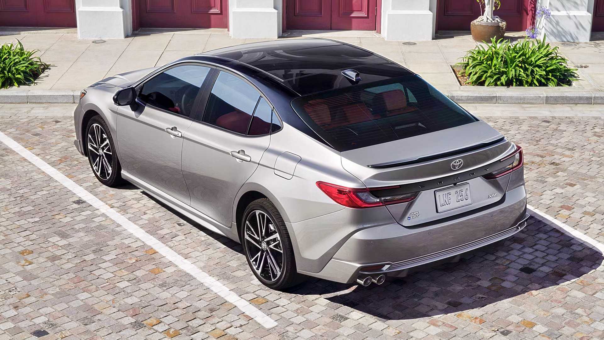 2026 Toyota Camry Rear 3/4 shot parked