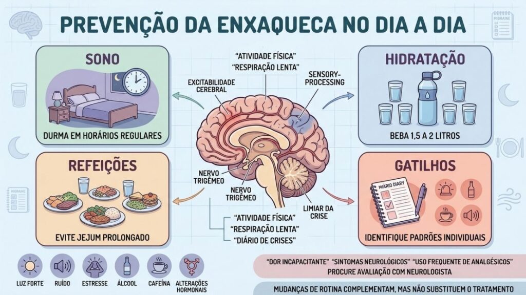 Mudanças no estilo de vida podem ser tão eficazes quanto remédios para enxaqueca