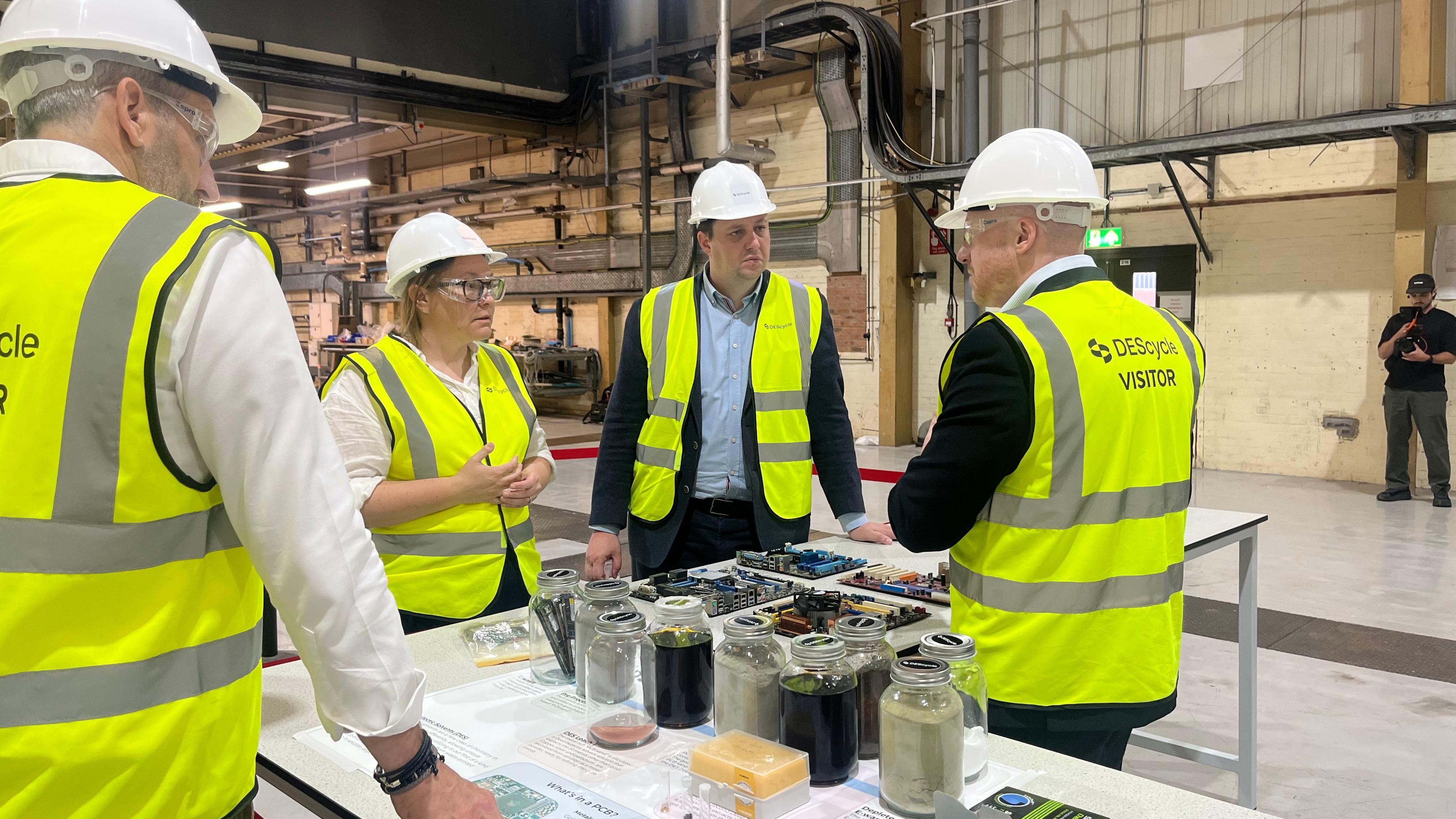 Labour Redcar MP Anna Turley and Conservative Tees Valley Mayor Ben Houchen were at the commissioning ceremony
