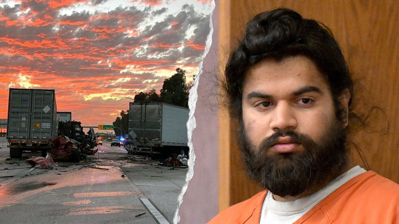 Jashanpreet Singh was sentenced to four years and eight months in prison after pleading guilty to causing a fiery Southern California crash that killed three people. Associated Press