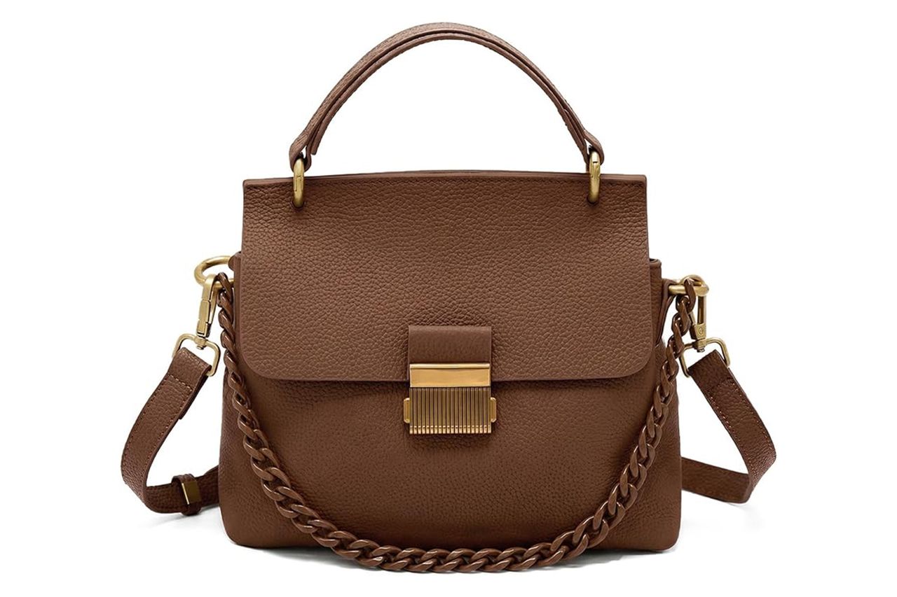 Arkgene Genuine Leather Shoulder Bag