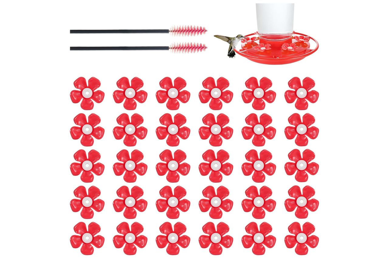 Zelpont Hummingbird Feeder Replacement Flowers