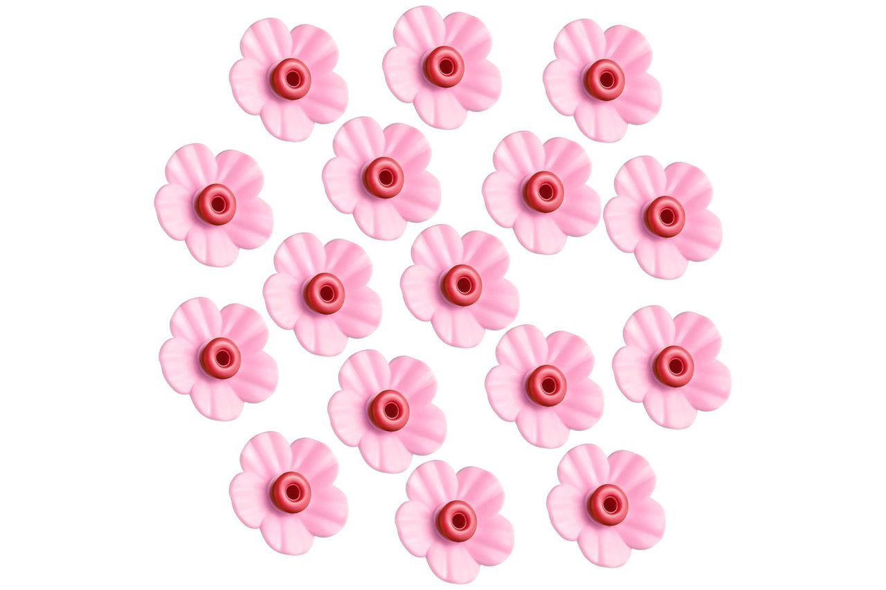 Patelai 16 Pieces Hummingbird Feeders Replacement Flowers