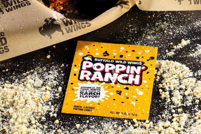 Popping candy ranch is now on the Buffalo Wild Wings menu