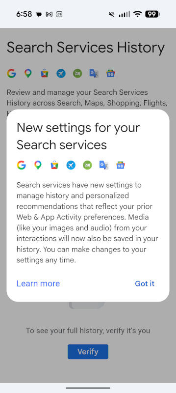 If you see this pop-up, you might need to adjust some settings to protect your privacy.