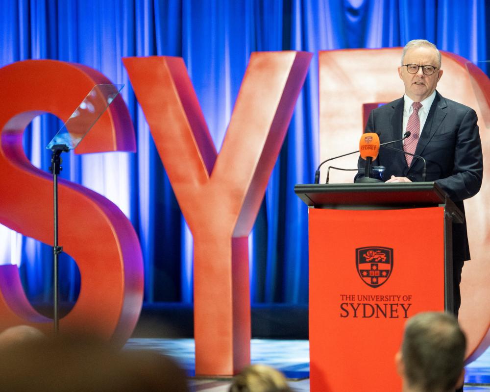 ‘Not up for grabs': Albanese establishes AI office and vows to protect Australian creatives from copyright ‘theft'