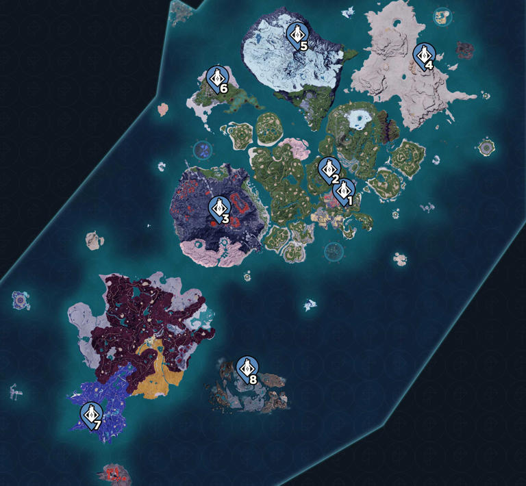 All tower boss locations in Palworld