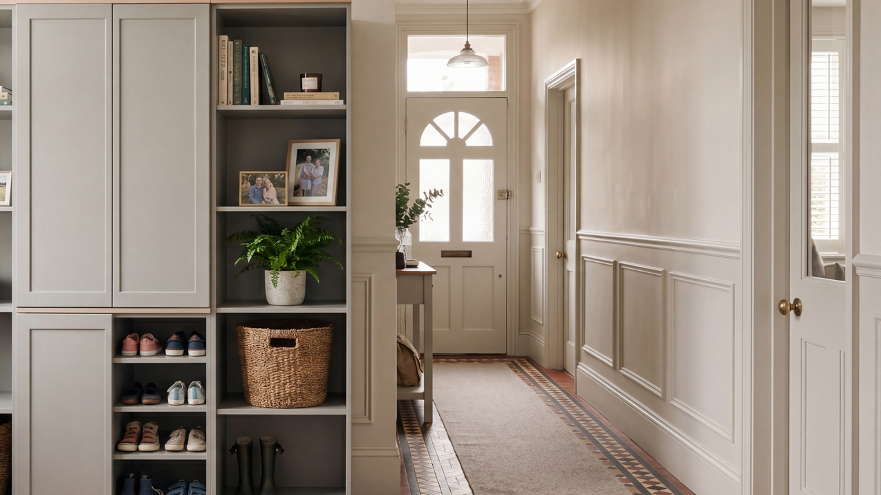 An interior designer told me how to make a small hallway look bigger