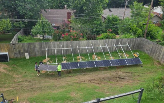 Solar installation.