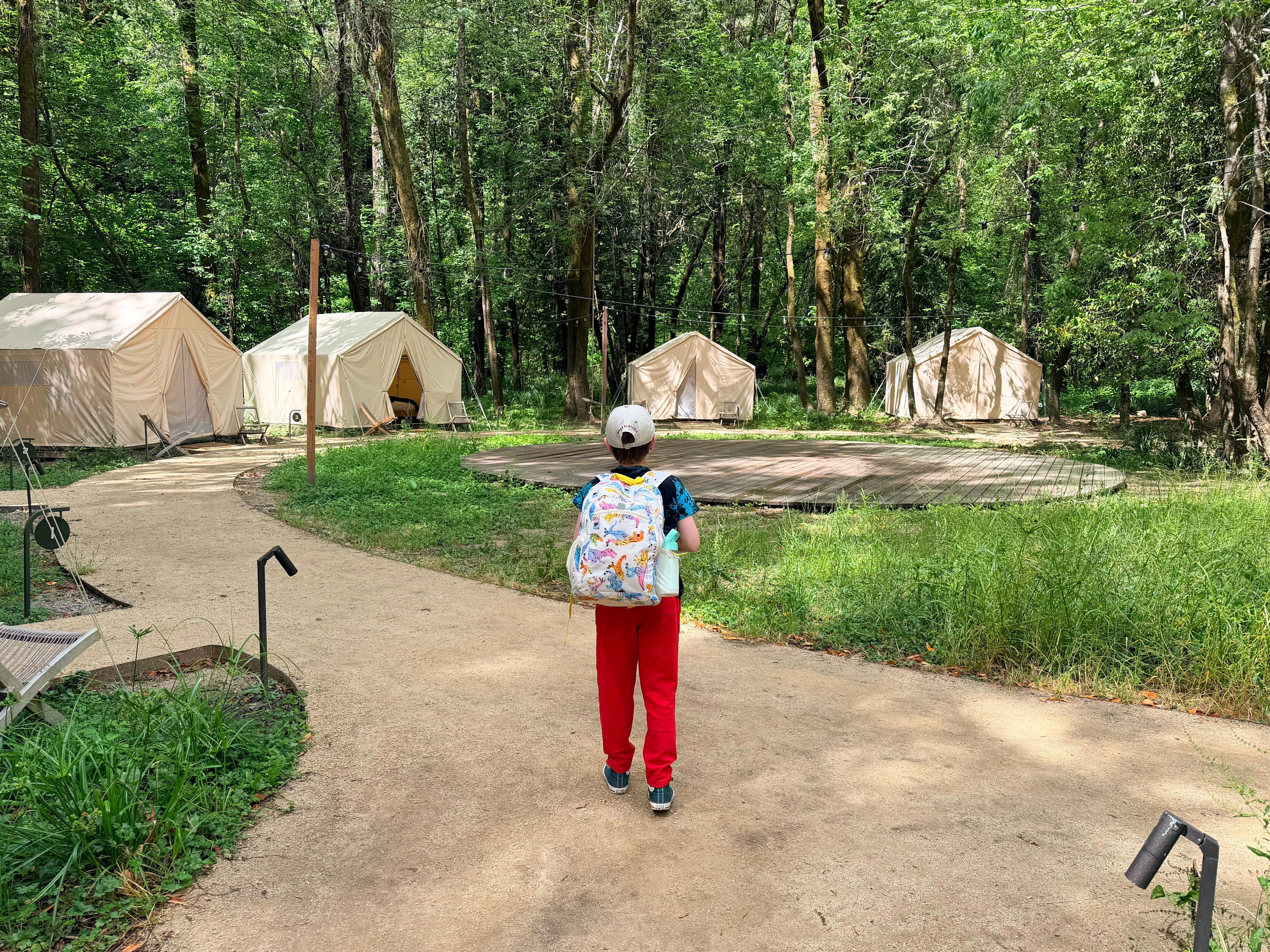 I was nervous to camp alone with my 9-year-old son, so we tried glamping. It was the perfect adventure with less stress.