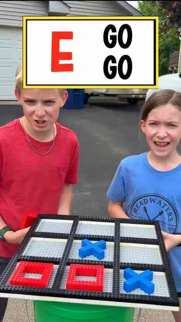 Brother vs sister riddle competition with a tic tac toe twist
