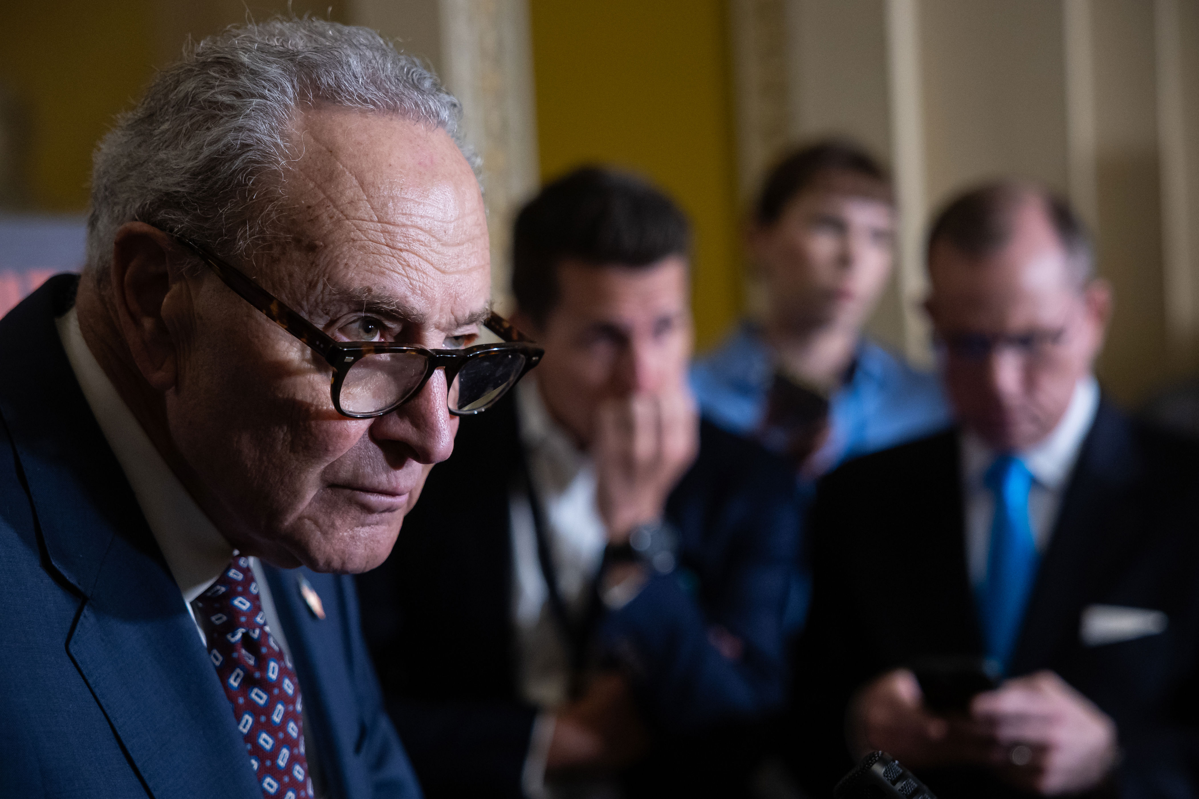 I'm staying out of Maine: Chuck Schumer sidelines himself with the Senate majority on the line