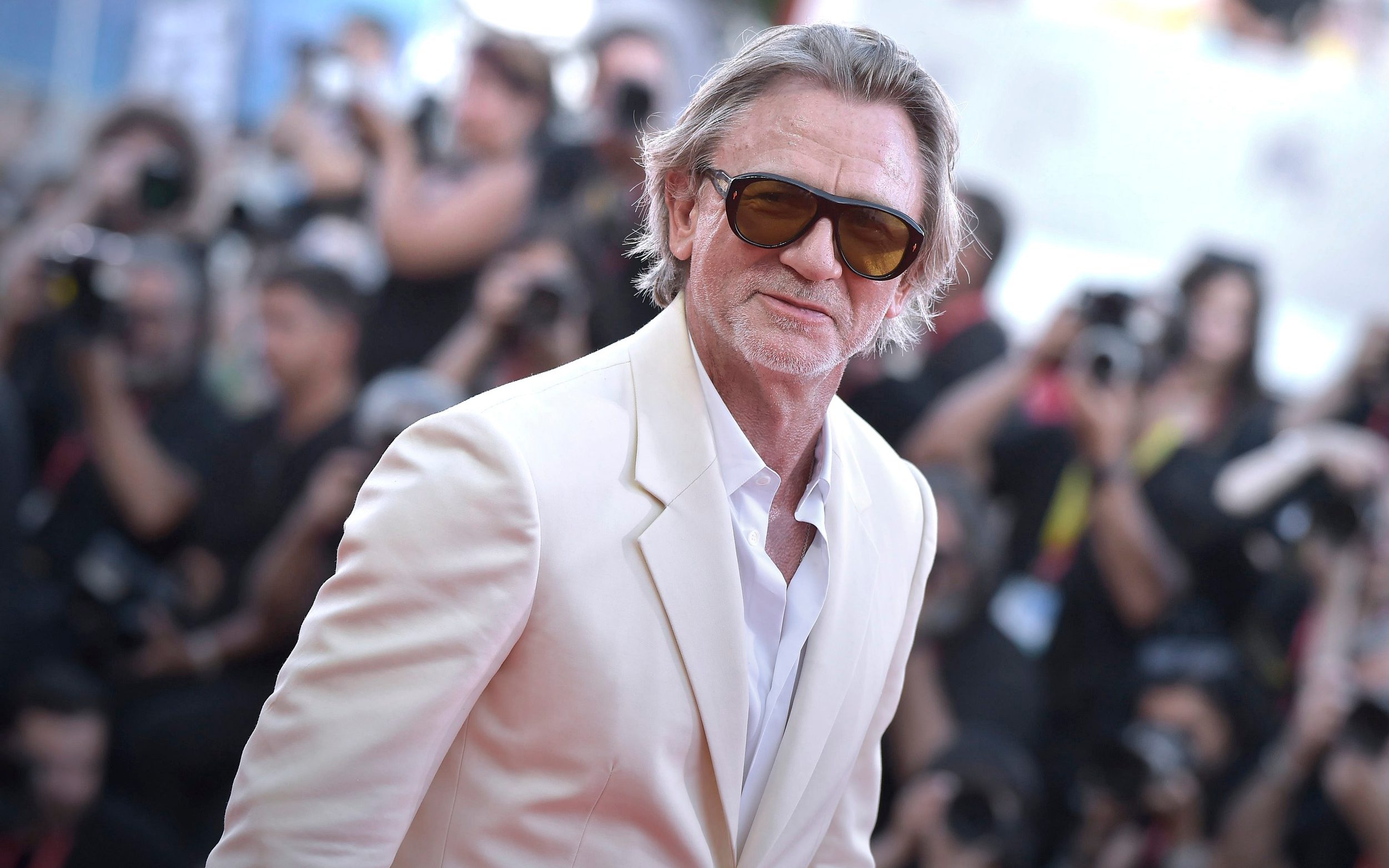 British actor Daniel Craig at the 81 Venice International Film Festival 2024. Queer Red Carpet. Venice