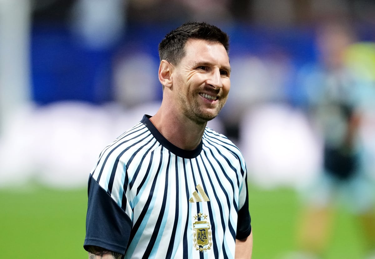 Has Lionel Messi ever played against England before?