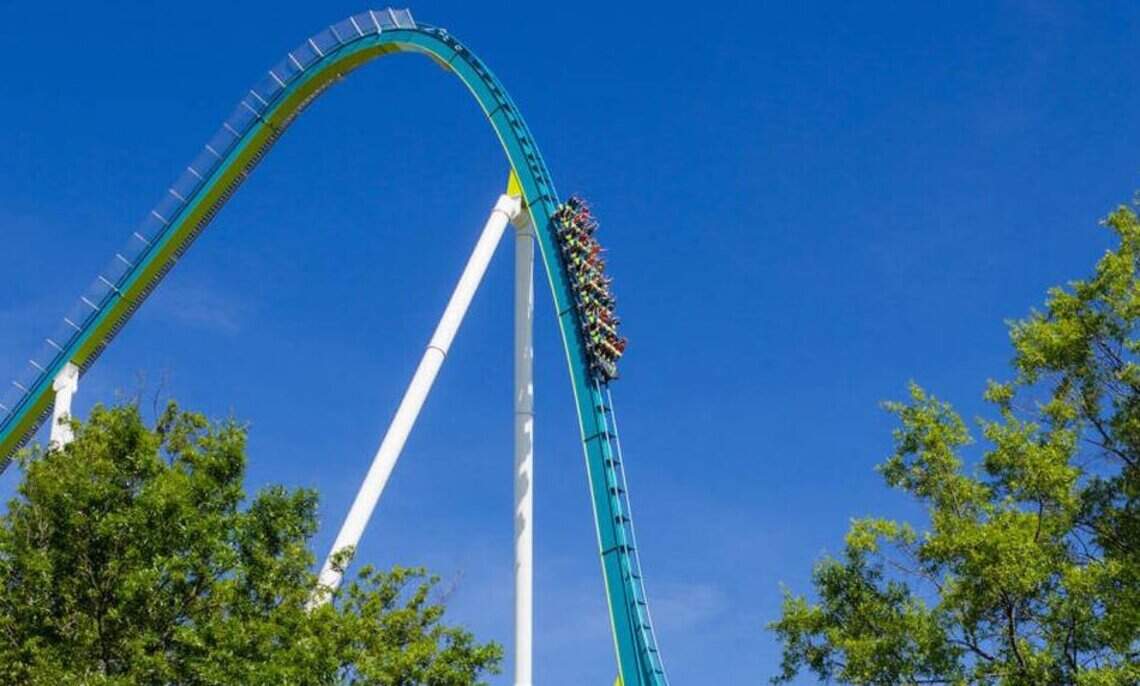 The Fury 325 roller coaster with am 81-degree plunge is closed for foundation repair, Carowinds said Tuesday, July 14, 2026.