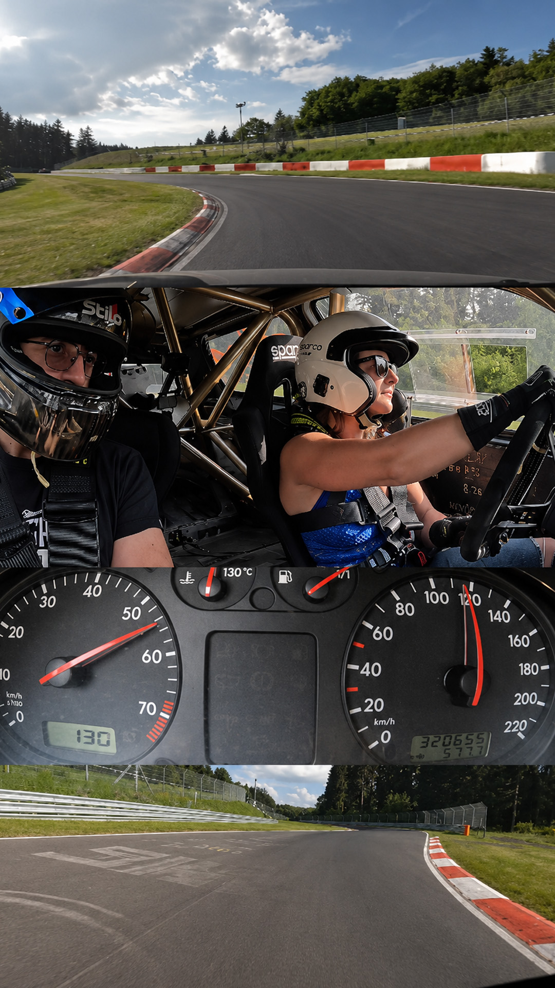 Girl driver stuns during fast Nürburgring run
