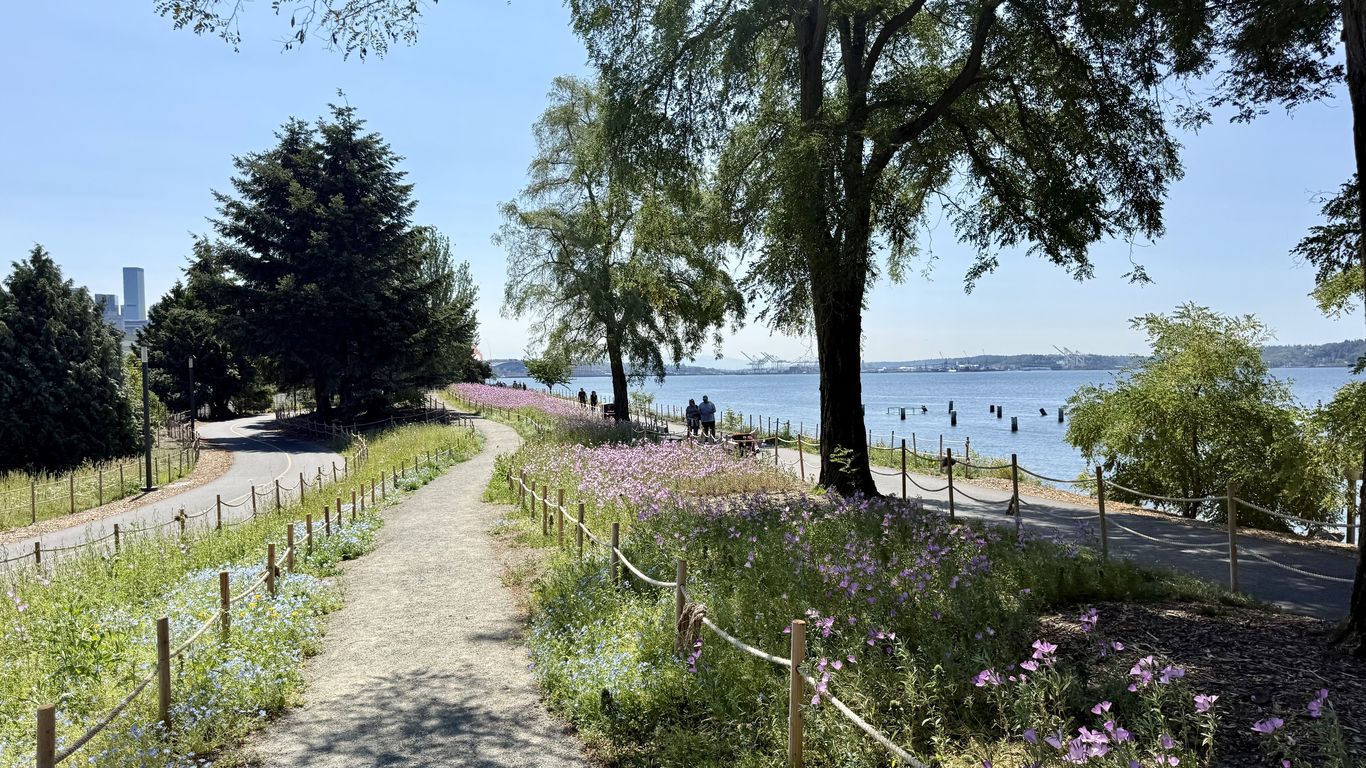 Seattle's new north waterfront trail has mountain views, beach access and coffee