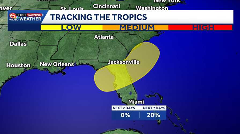 Tracking the tropics: New area to watch for potential development near ...