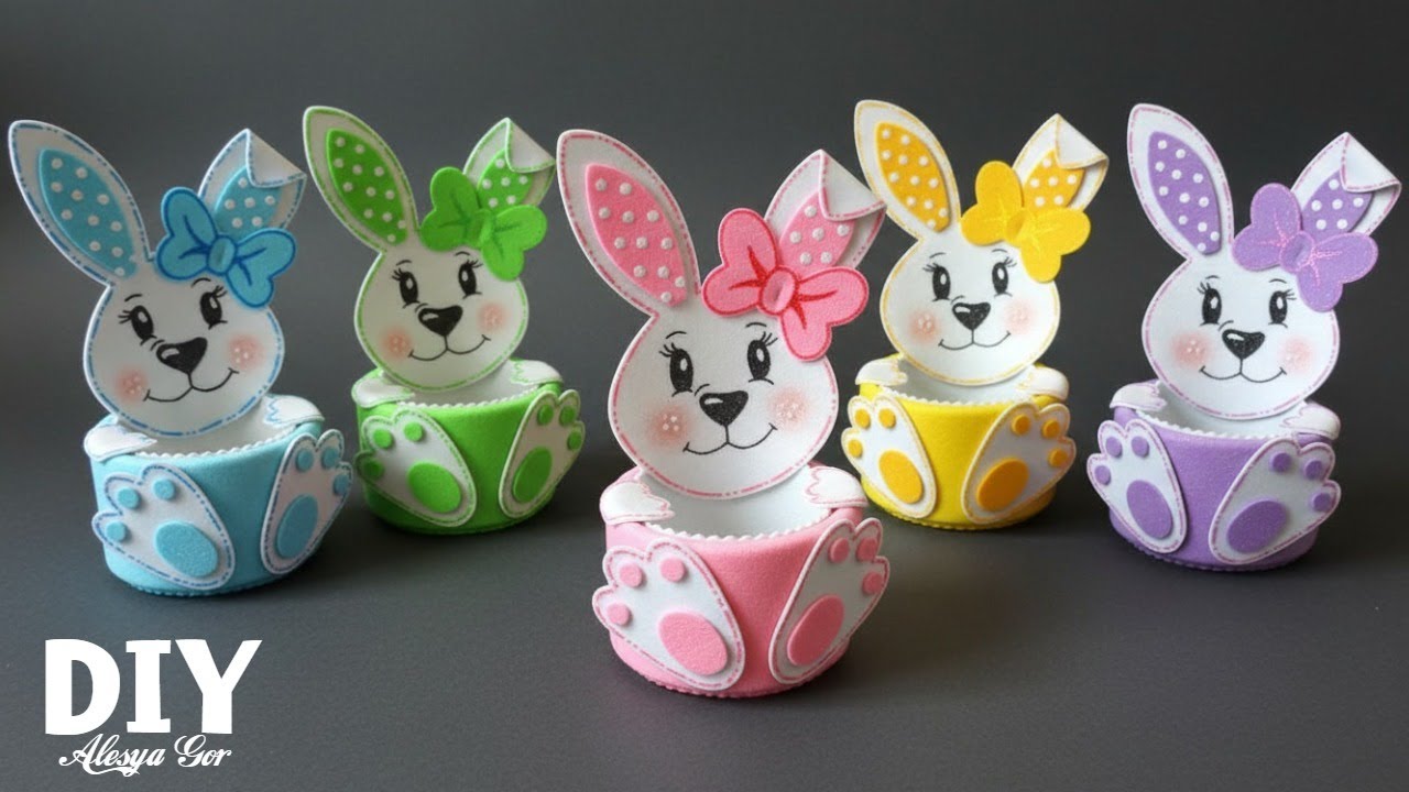 How to make a cute bunny gift box