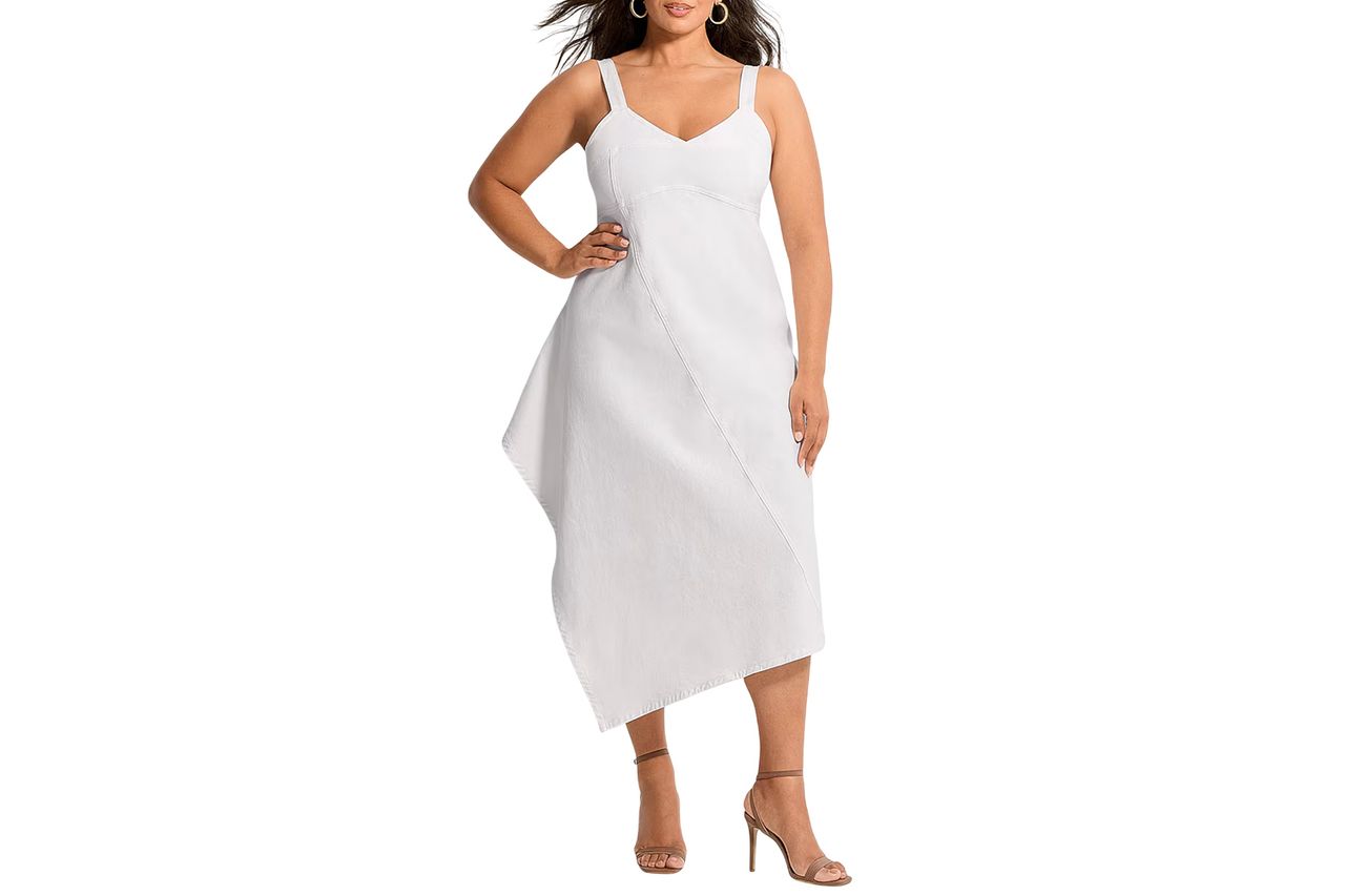 Ashley Graham Women's Plus Midi Dress