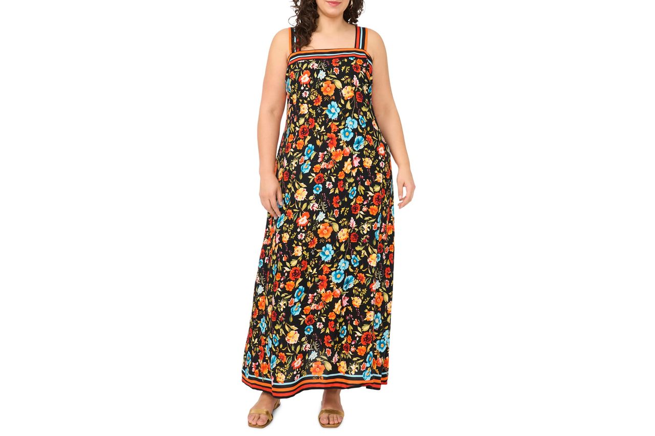 Floral Maxi Dress Vince Camuto
