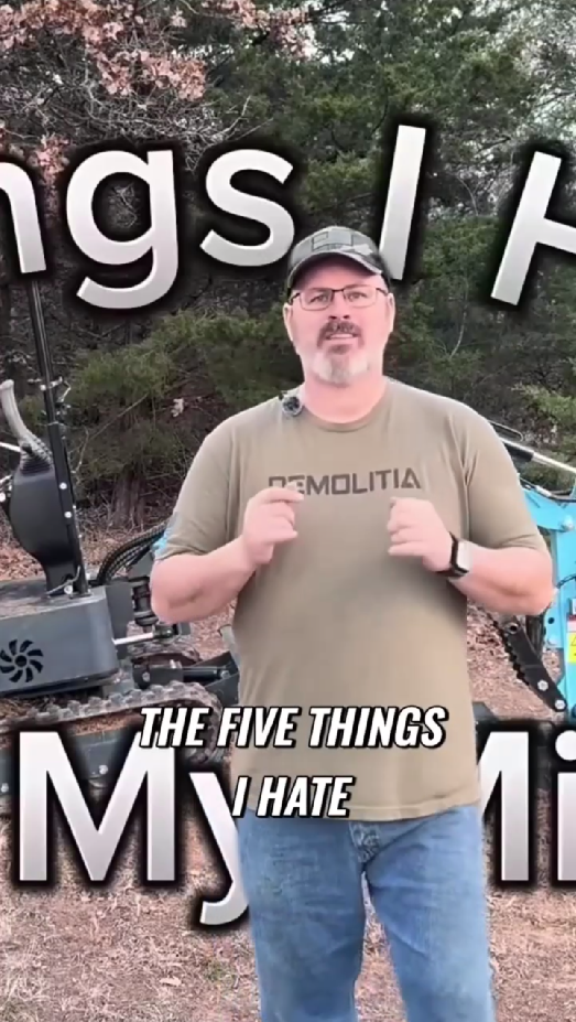 Five things that disappointed me about my Chinese mini excavator