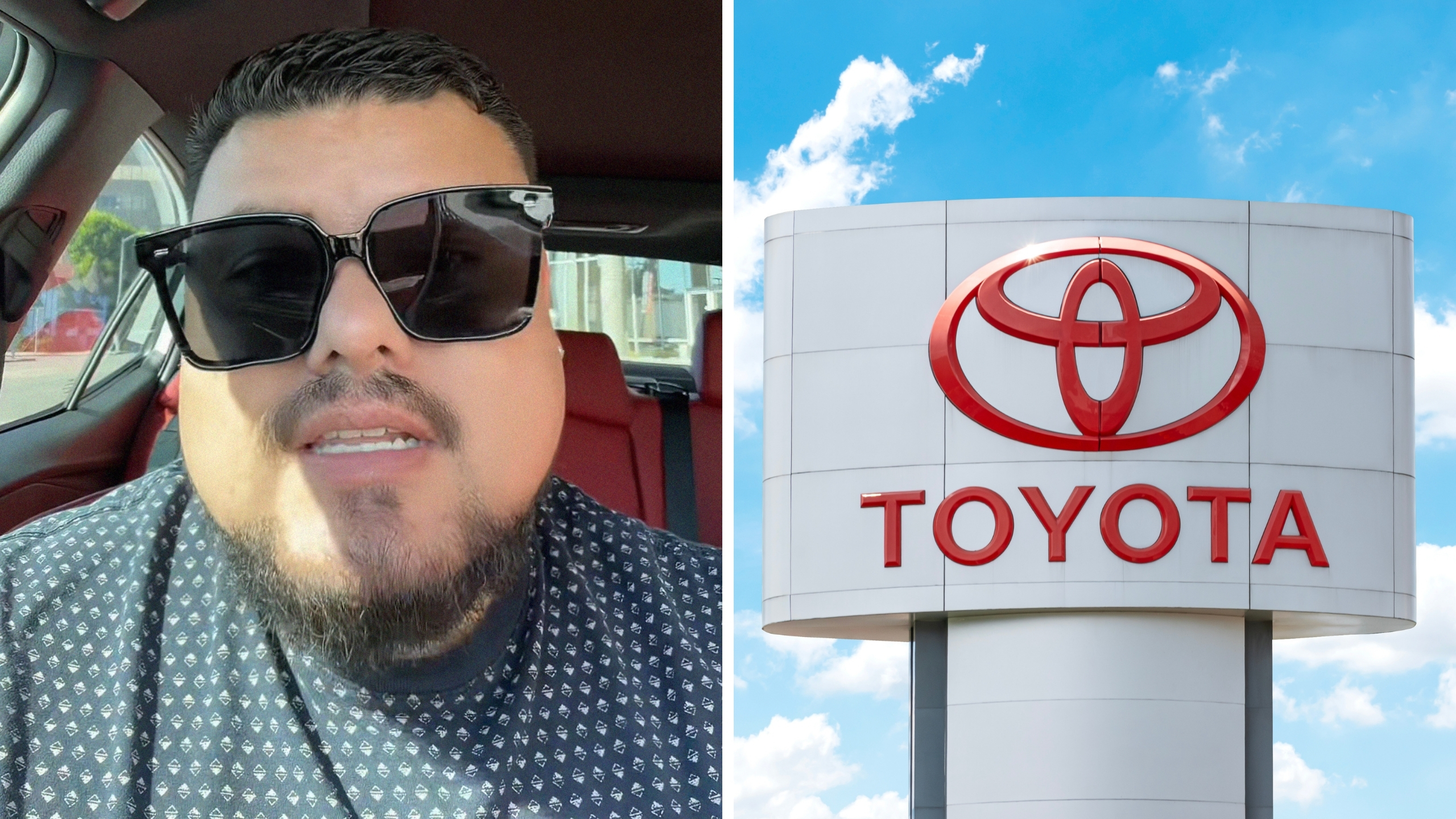 California man picks up his Toyota from the dealership. Then he checks his glove compartment: 'I'm missing money'