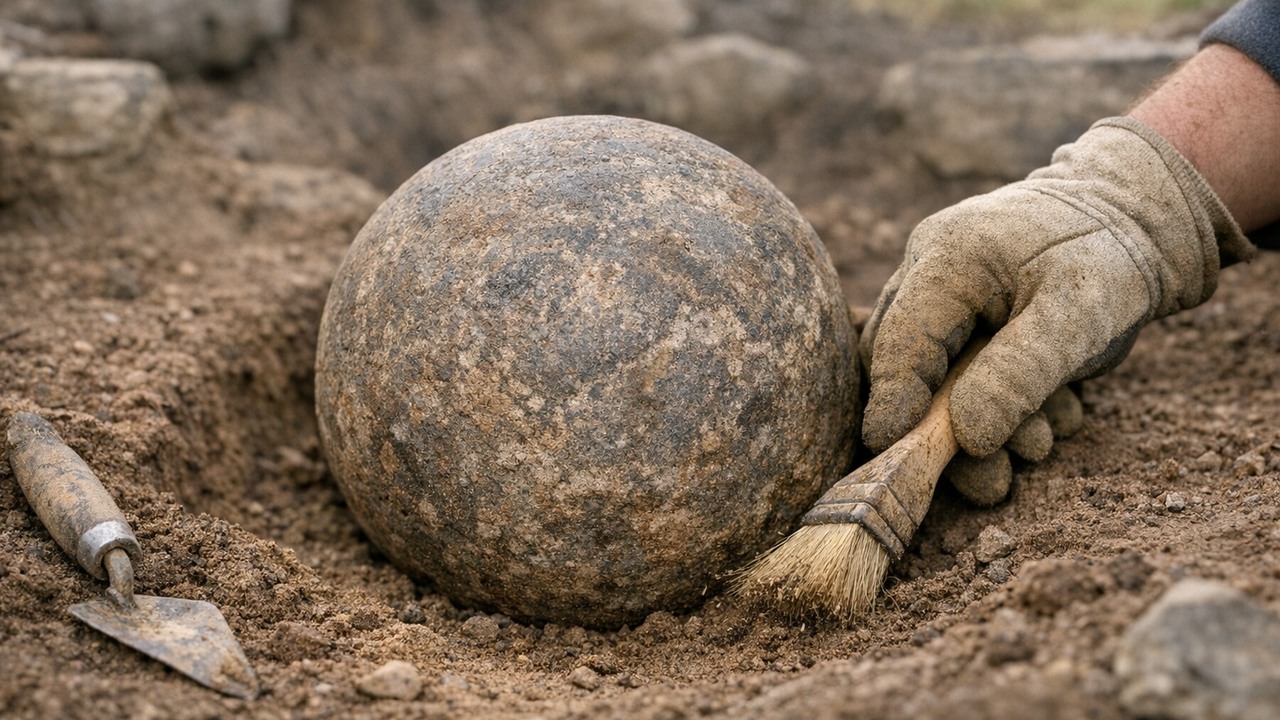 A farmer dug up a 5,000-year-old stone ball – then the mystery got stranger
