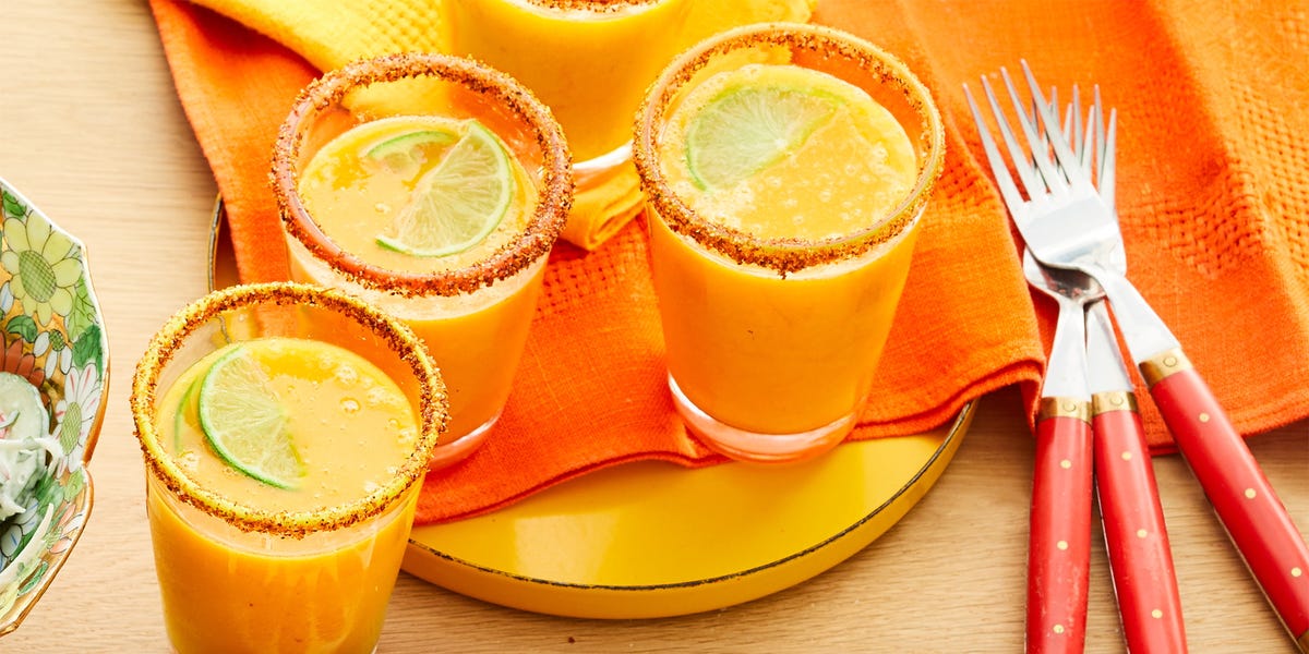 Spicy Mango Margaritas