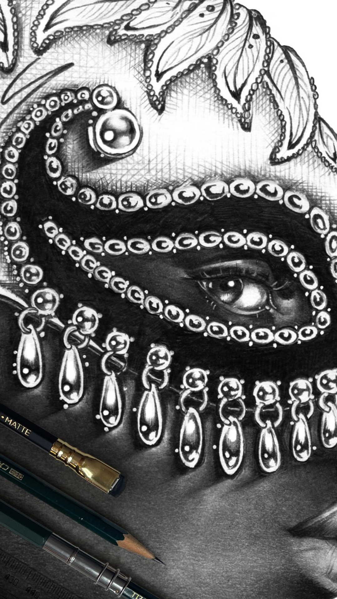 The creative process behind fashion portrait artwork revealed