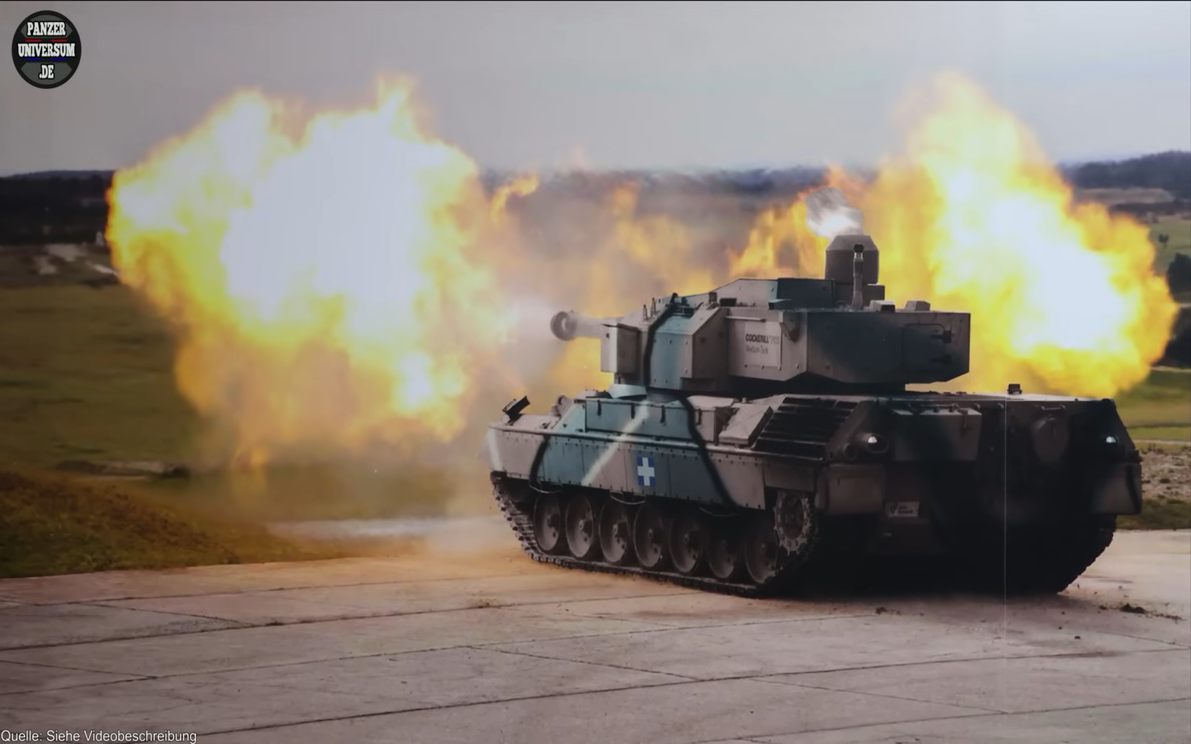 20 centimeters of additional armor are designed to protect the Leopard ...