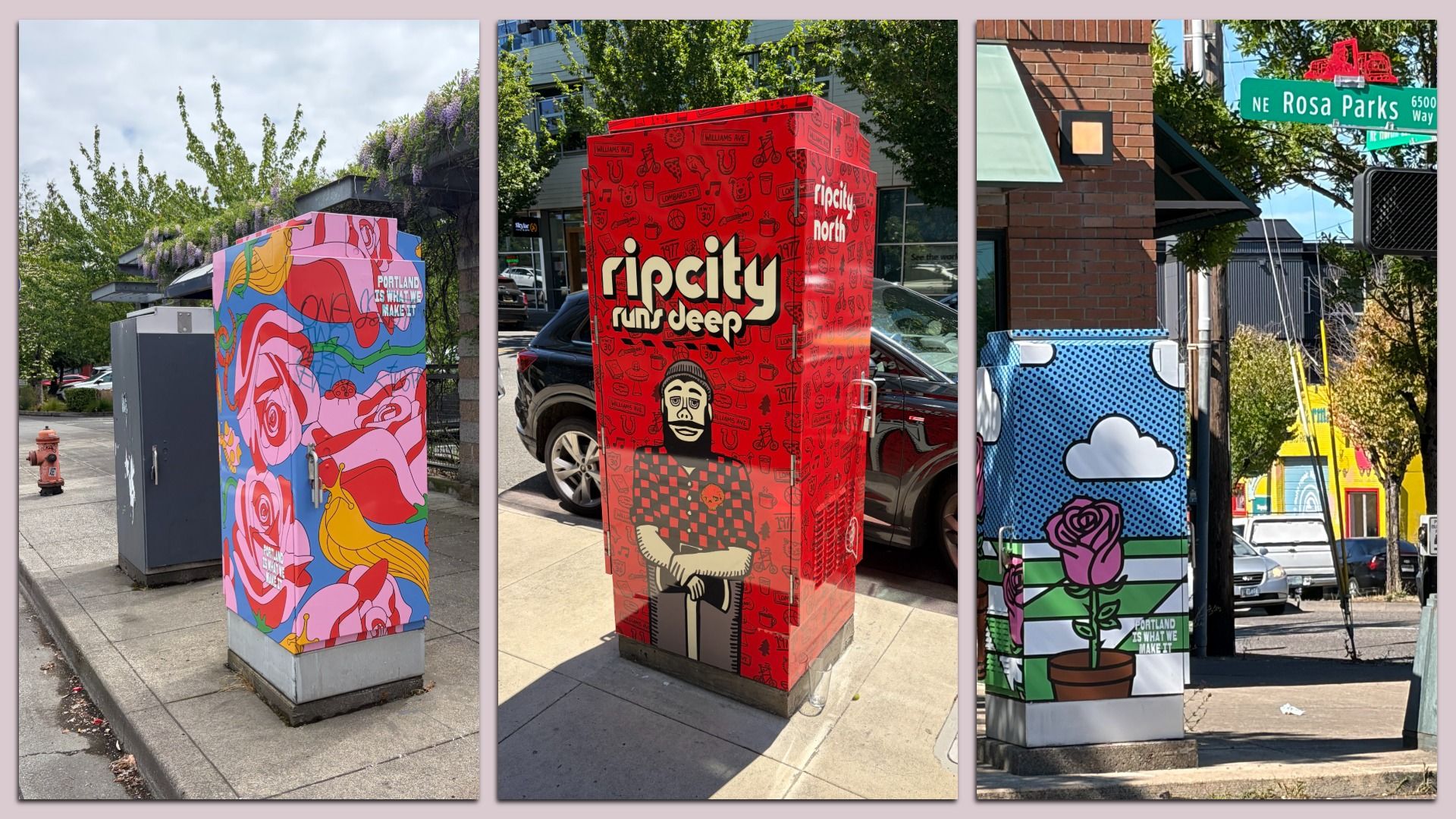 Portland's traffic utility boxes get an artful glow-up