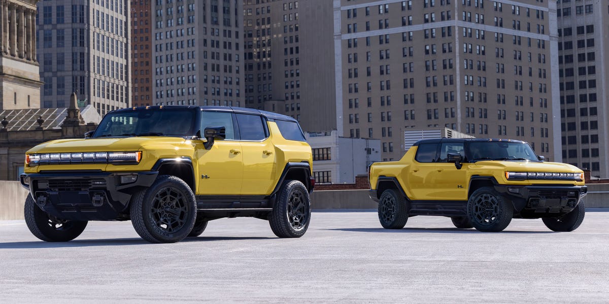 New GMC Hummer EV Recalls the Original Yellow H2