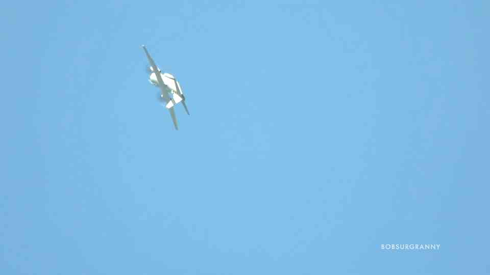Watch the C-27J barrel roll - then the cargo plane goes fully upside down