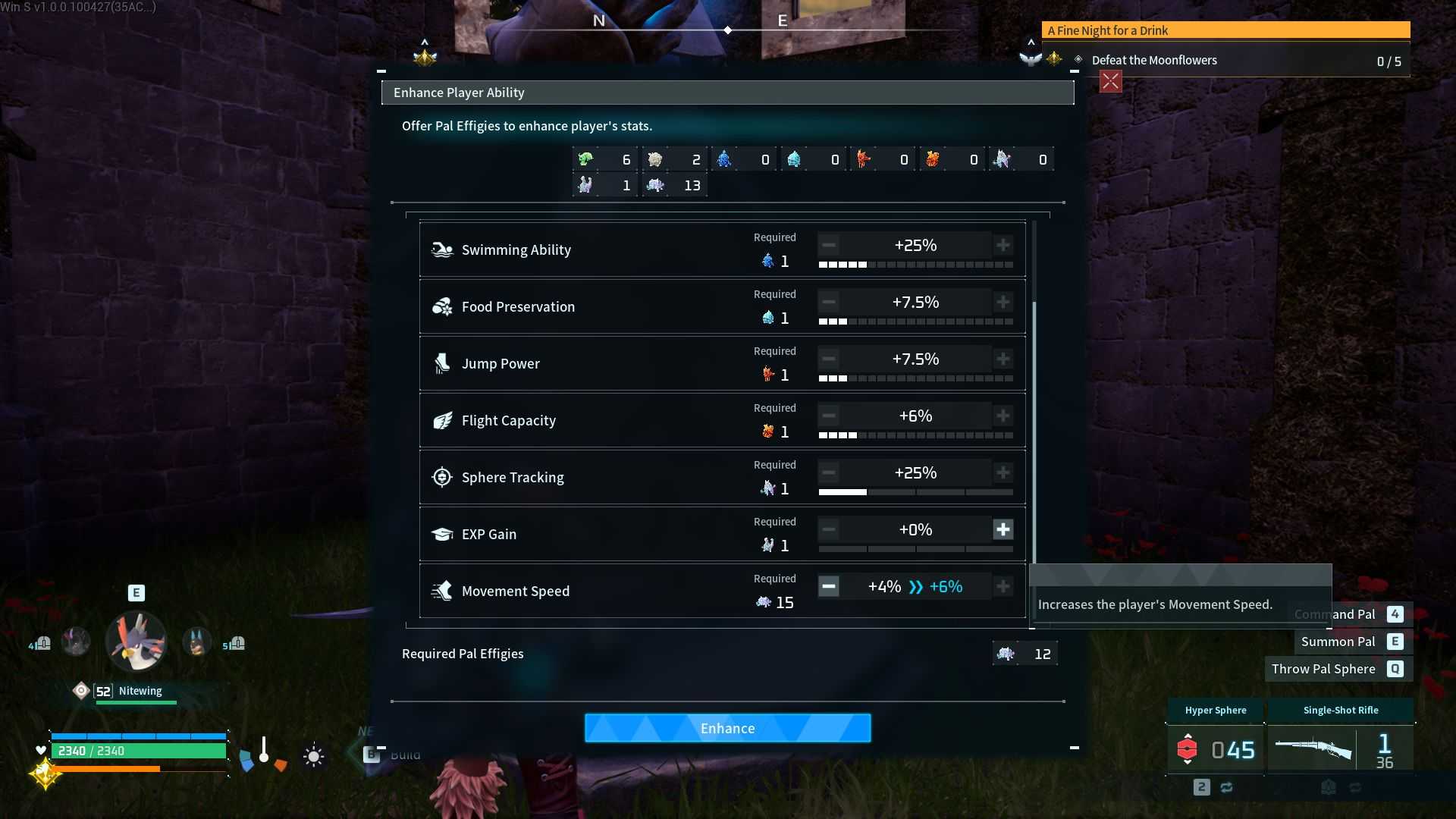 Palworld Movement Speed