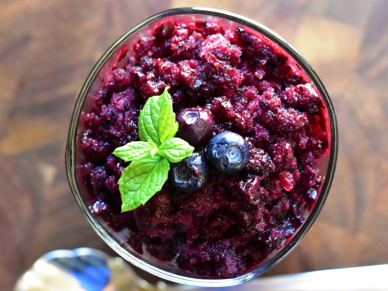 Bluberry Granita