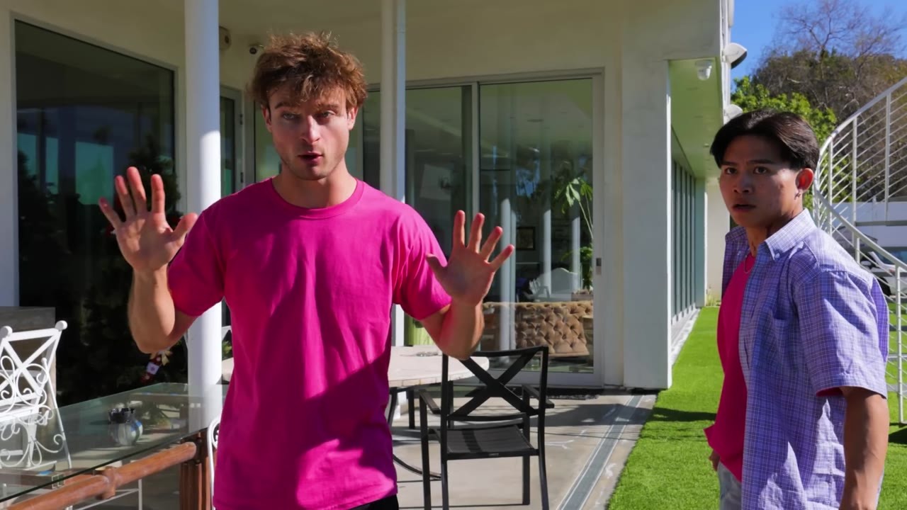 The moment this grown man realizes the characters are pregnant