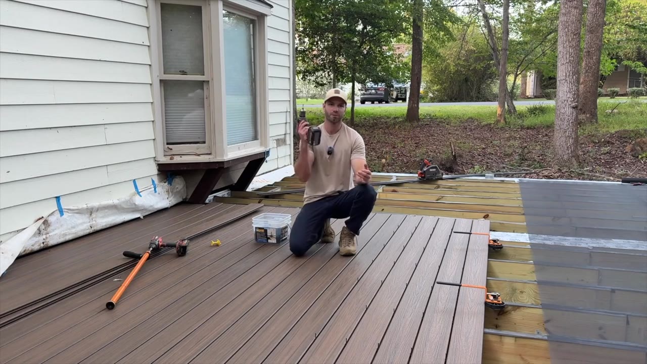This composite decking made the neighbors’ boards look embarrassing