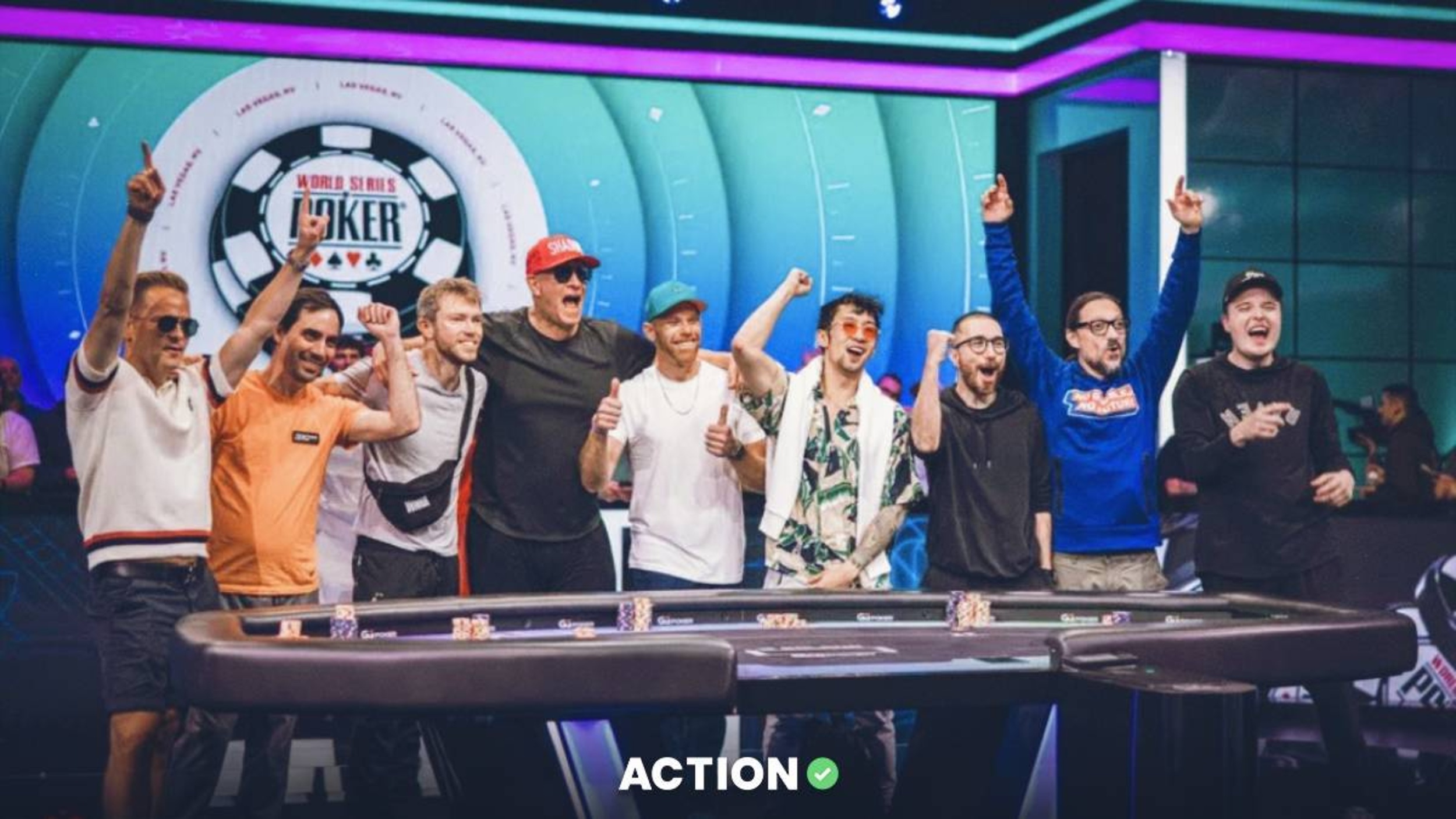WSOP main event 2026 final table set