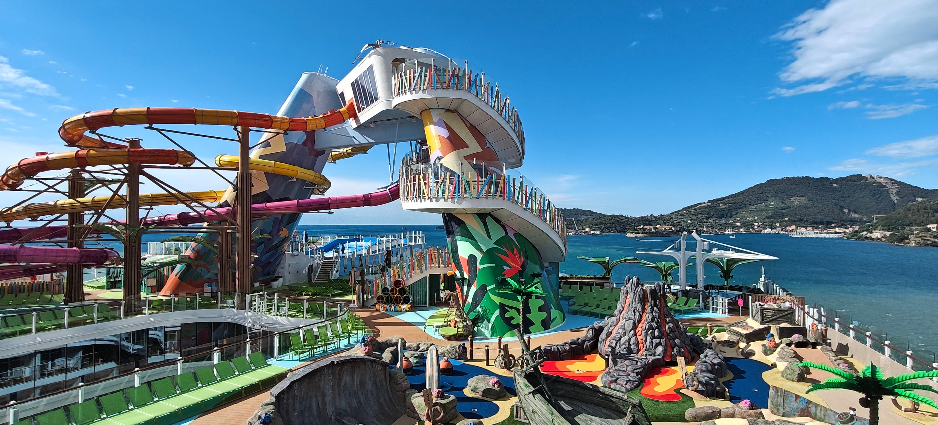 Passengers can enjoy Thrill Island on Legend of the Seas (Marc Shoffman)