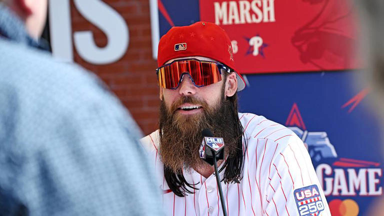 Bryce Harper's Brandon Marsh praise at All-Star Game sure sounded like ...