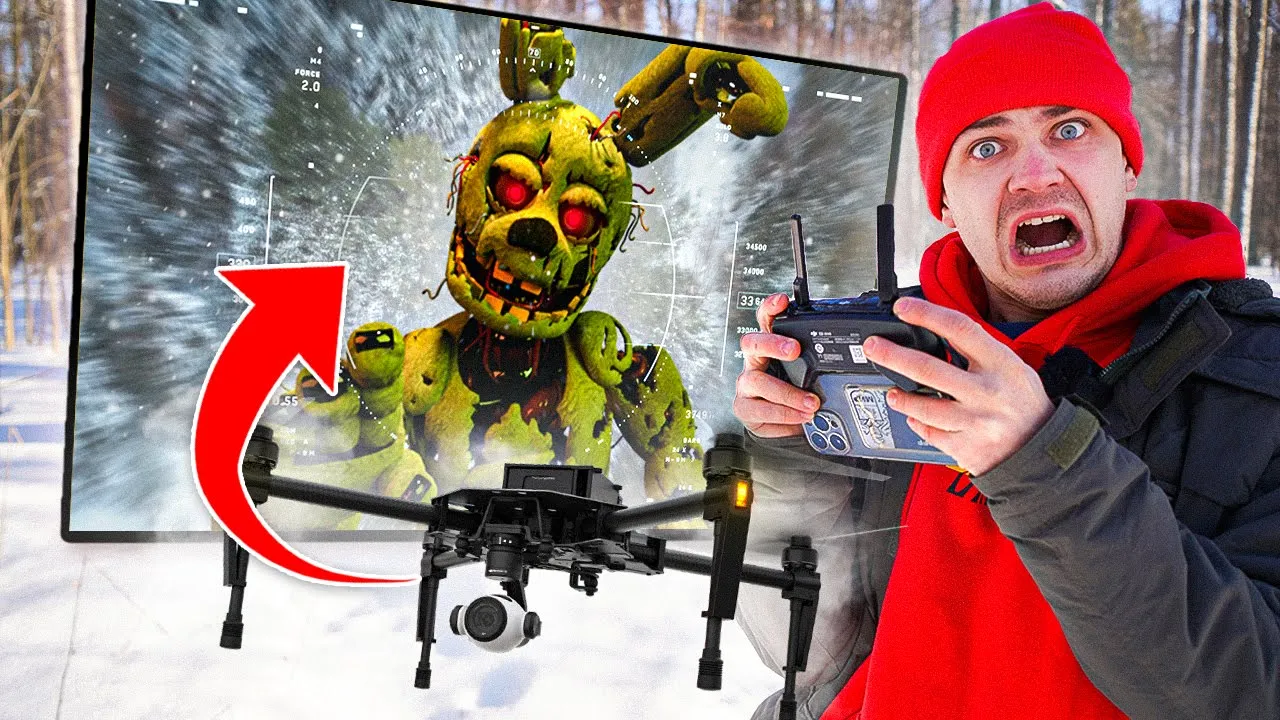 My drone catches animatronics on camera but they attacked us!