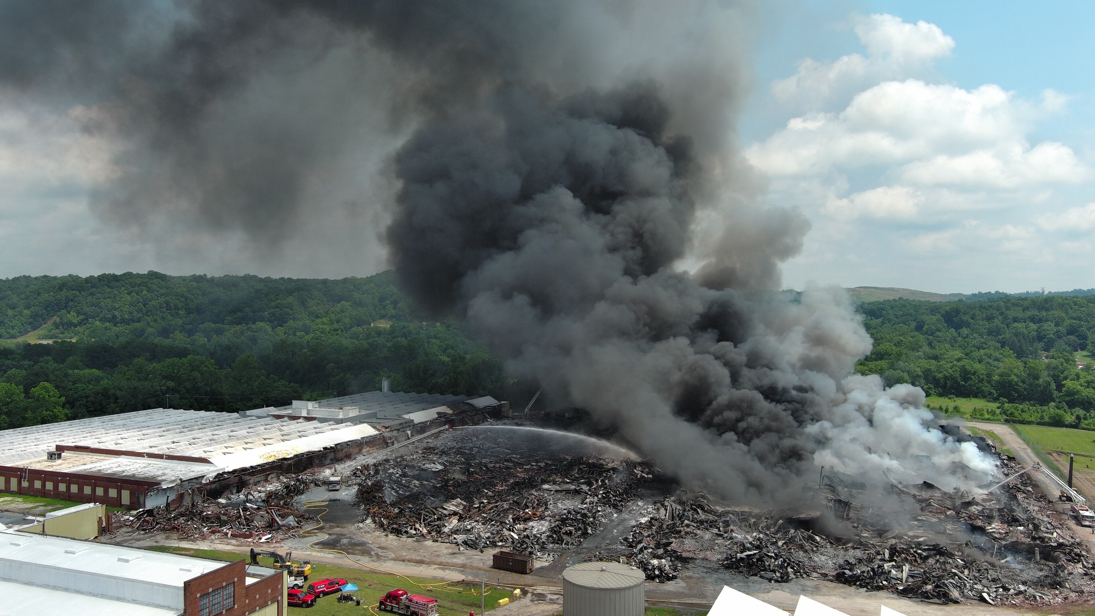 WVDEP gives update on cleanup efforts after warehouse fire