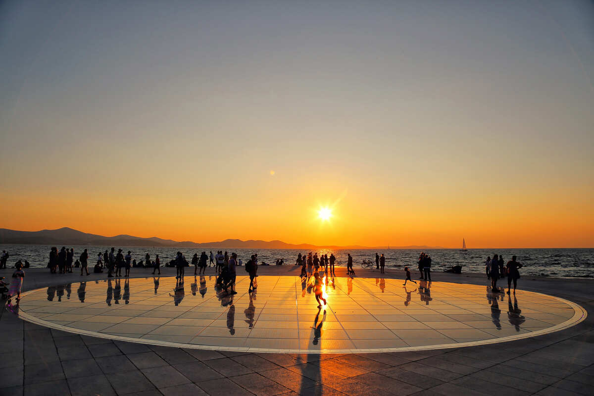 Sunset In Zadar, Croatia