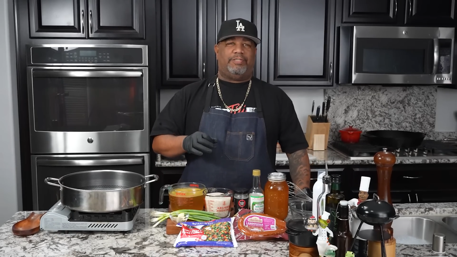 One-pan honey garlic sausage and rice