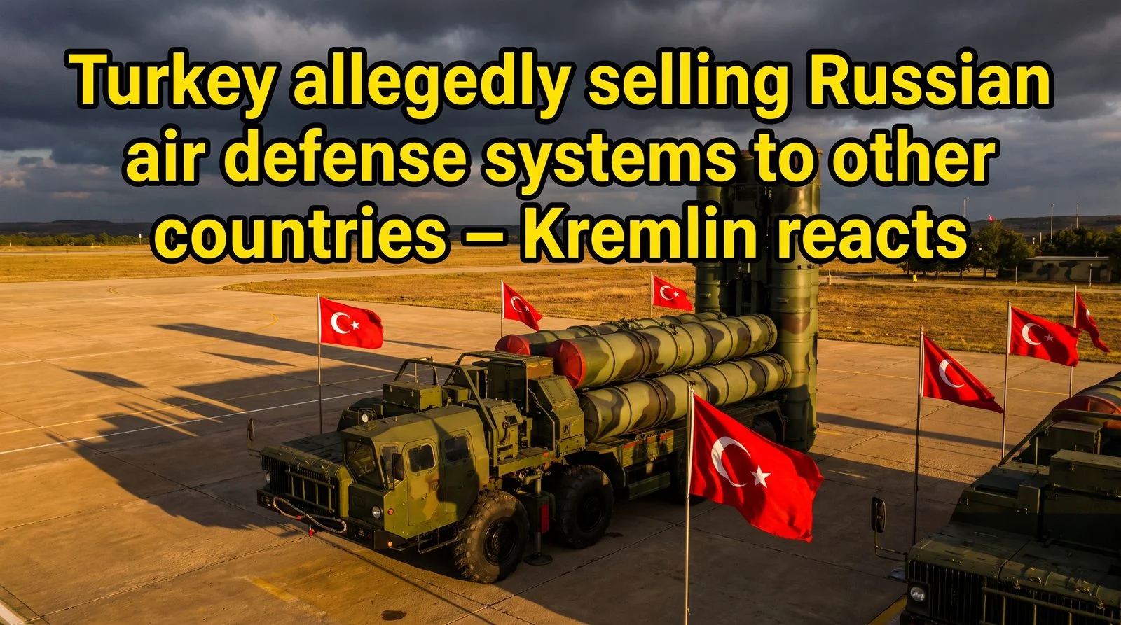 Turkey allegedly selling Russian air defense systems to other countries ...