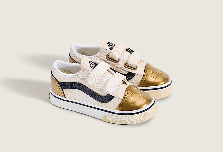 KPop Demon HuntersGolden Vans Sneakers Toddlers